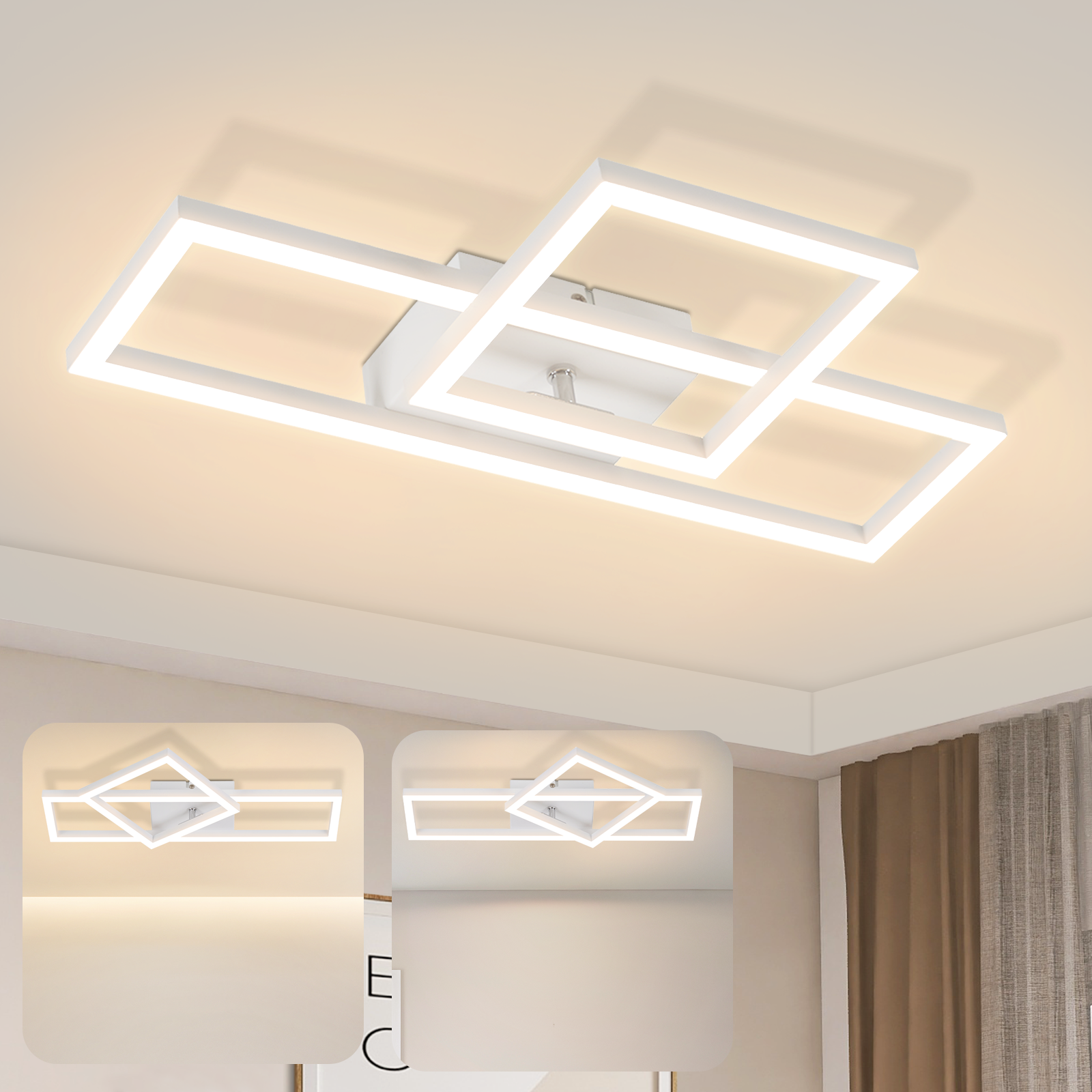 NETTLIFE LED - kattovalaisin 20 W lämmin valkoinen