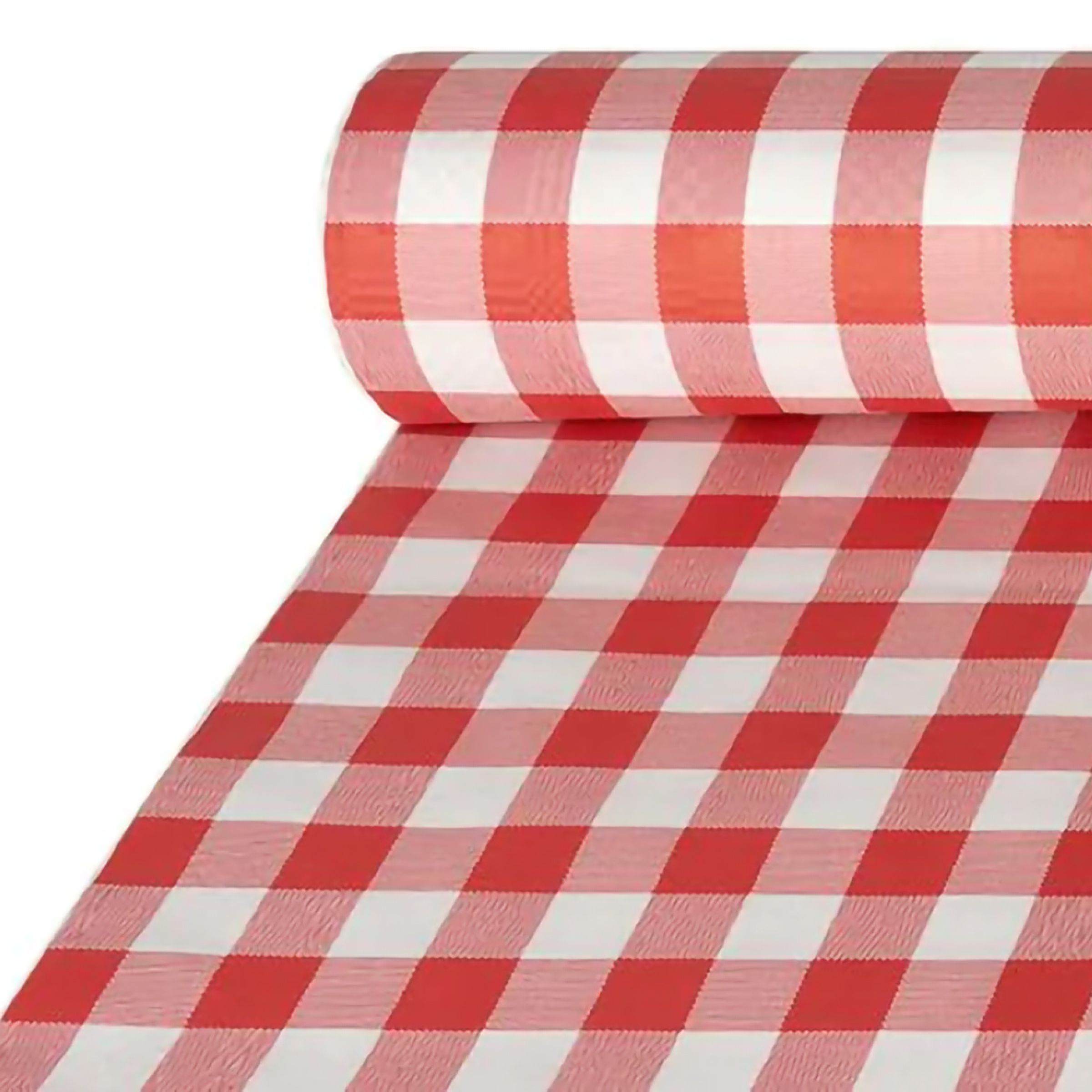 Punavalkoruudullinen paperipöytäliina