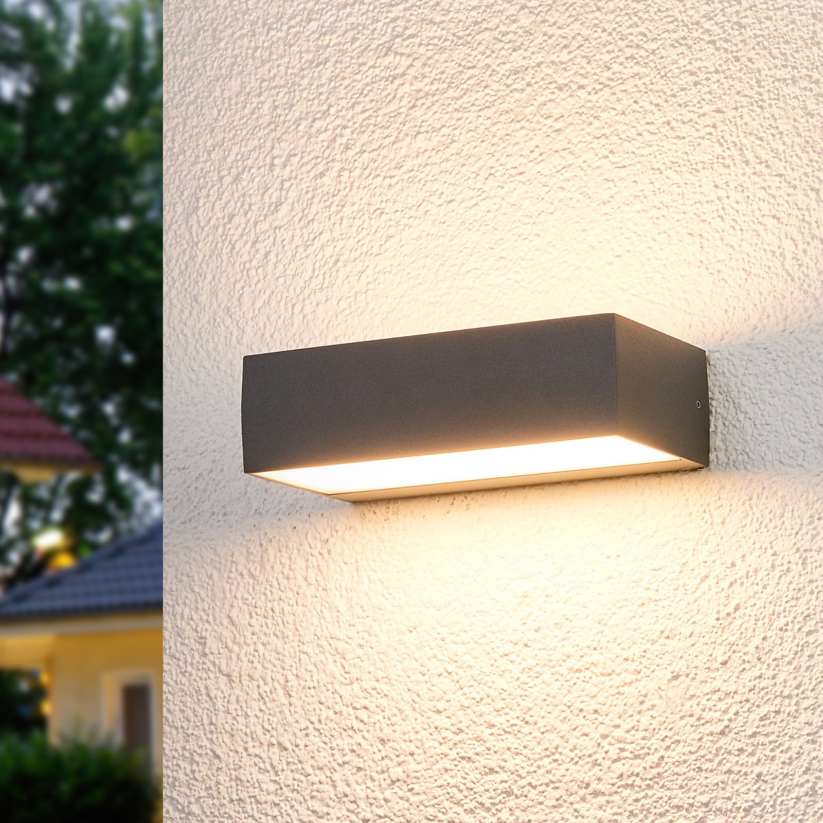 Lissi Ulko Seinävalaisin IP54 Dark Grey
