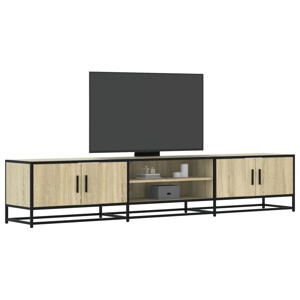 vidaXL TV-taso Sonoma-tammi 210x35x41 cm tekninen puu