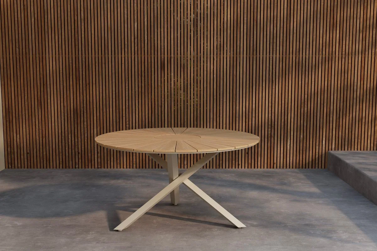 Mexico pyöreä ruokapöytä 140 cm ulkokäyttöön