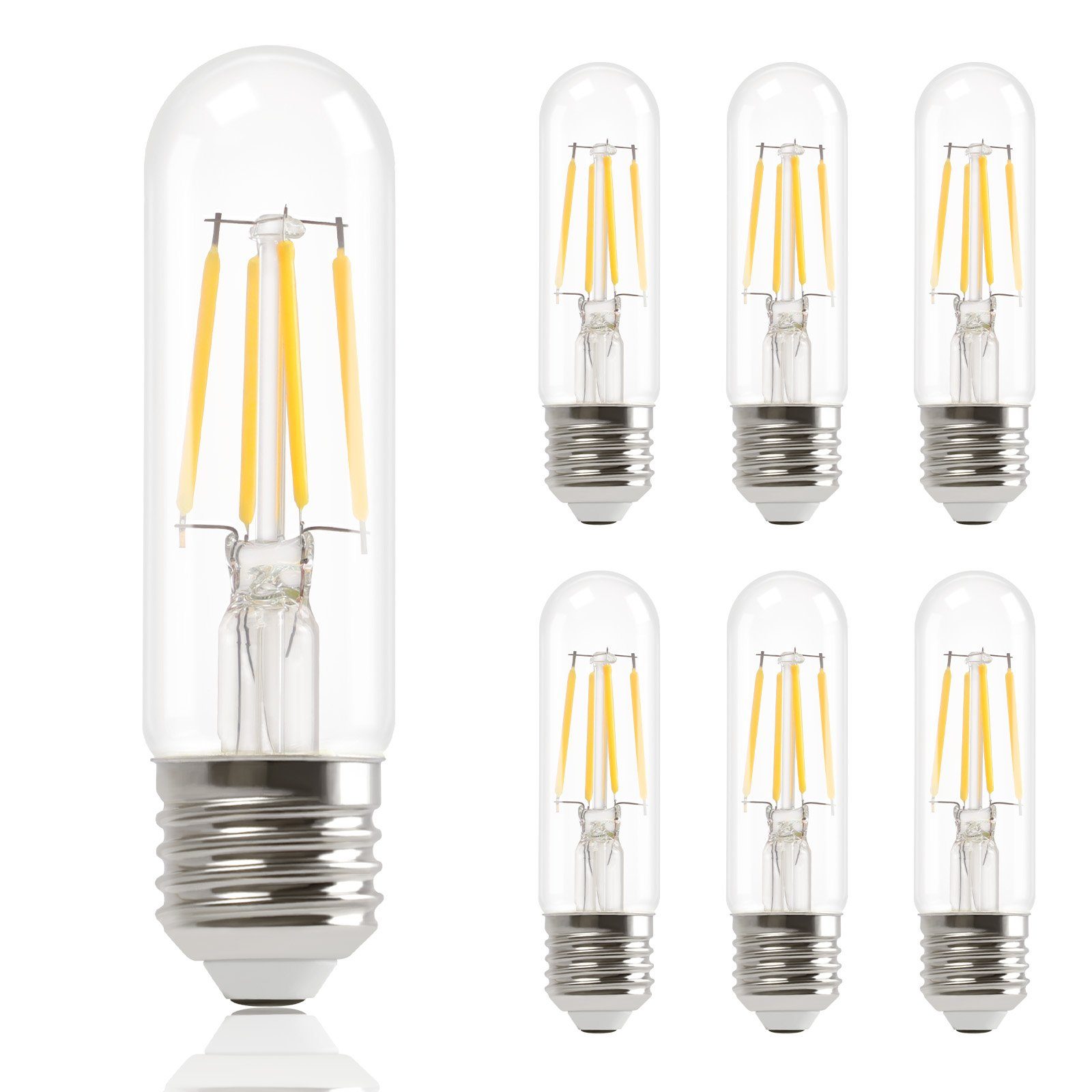 NETTLIFE 6 kpl E27 LED T30 4 W 2700 K